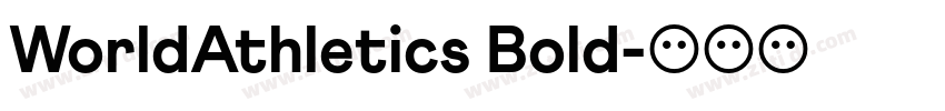 WorldAthletics Bold字体转换